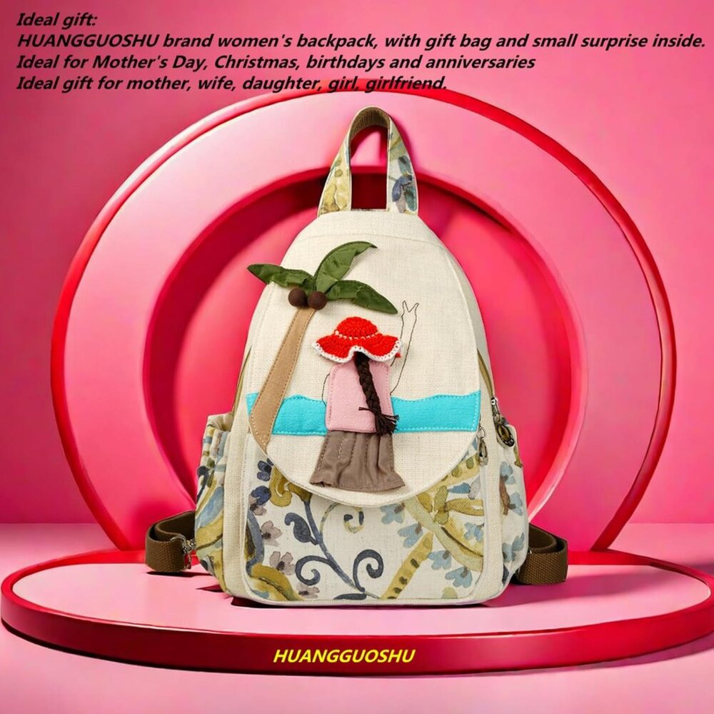 Adjustable Multi-Function Bohemian Backpack - Cra… - image 7